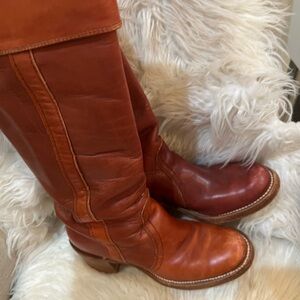 Frye Women's Over the Knee Boots in Rich Brown vintage 70’s